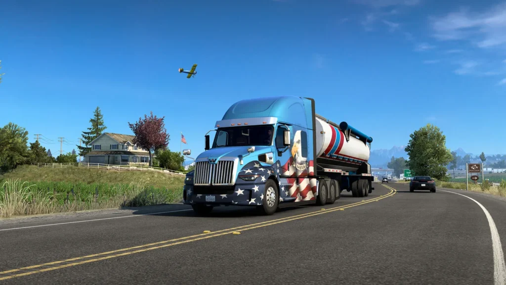 American Truck Simulator oyun görseli